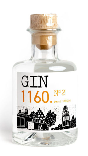 GIN1160. No.2 Peach Edition in der 0,2 l Flasche